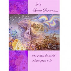 JOSEPHINE WALL GREETING CARD Rainbow Girl
